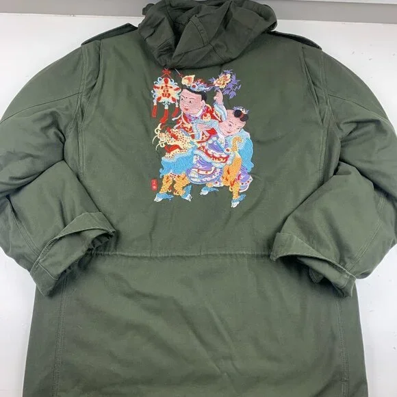 Ciano Farmer Original Early 2000's Asian Inspired Miltary/Field Jacket Men's L - Picture 3 of 11